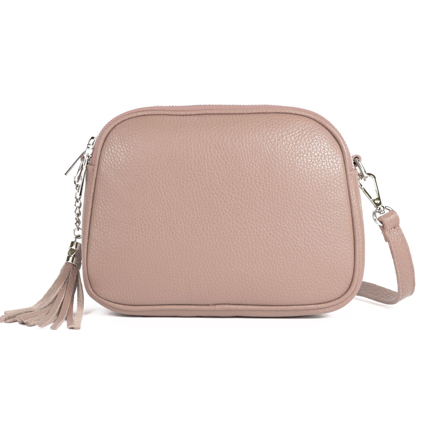 modamoda de - T238 - ital. Damen Umhängetasche Leder Medium