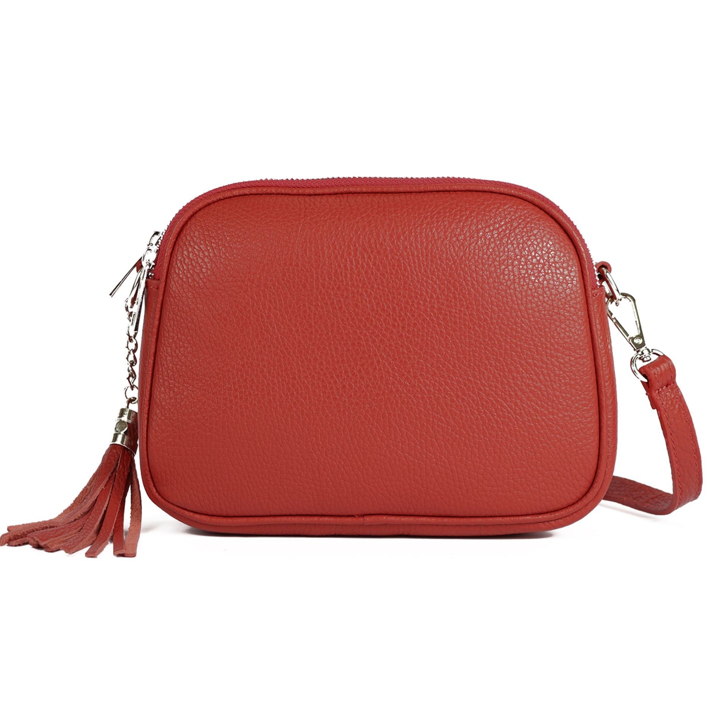 modamoda de - T238 - ital. Damen Umhängetasche Leder Medium