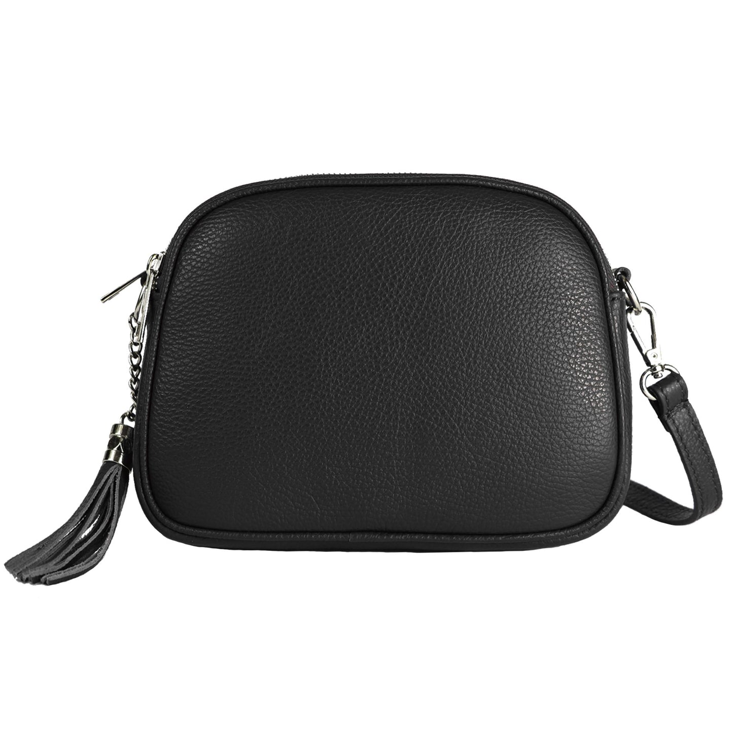 modamoda de - T238 - ital. Damen Umhängetasche Leder Medium