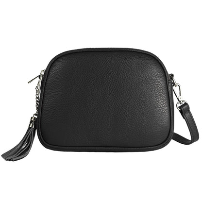 modamoda de - T238 - ital. Damen Umhängetasche Leder Medium