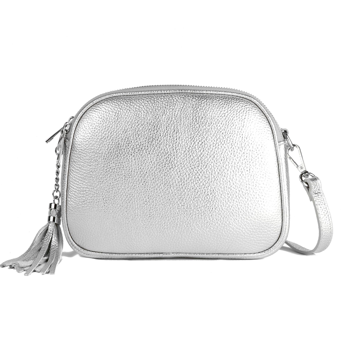 modamoda de - T238 - ital. Damen Umhängetasche Leder Medium
