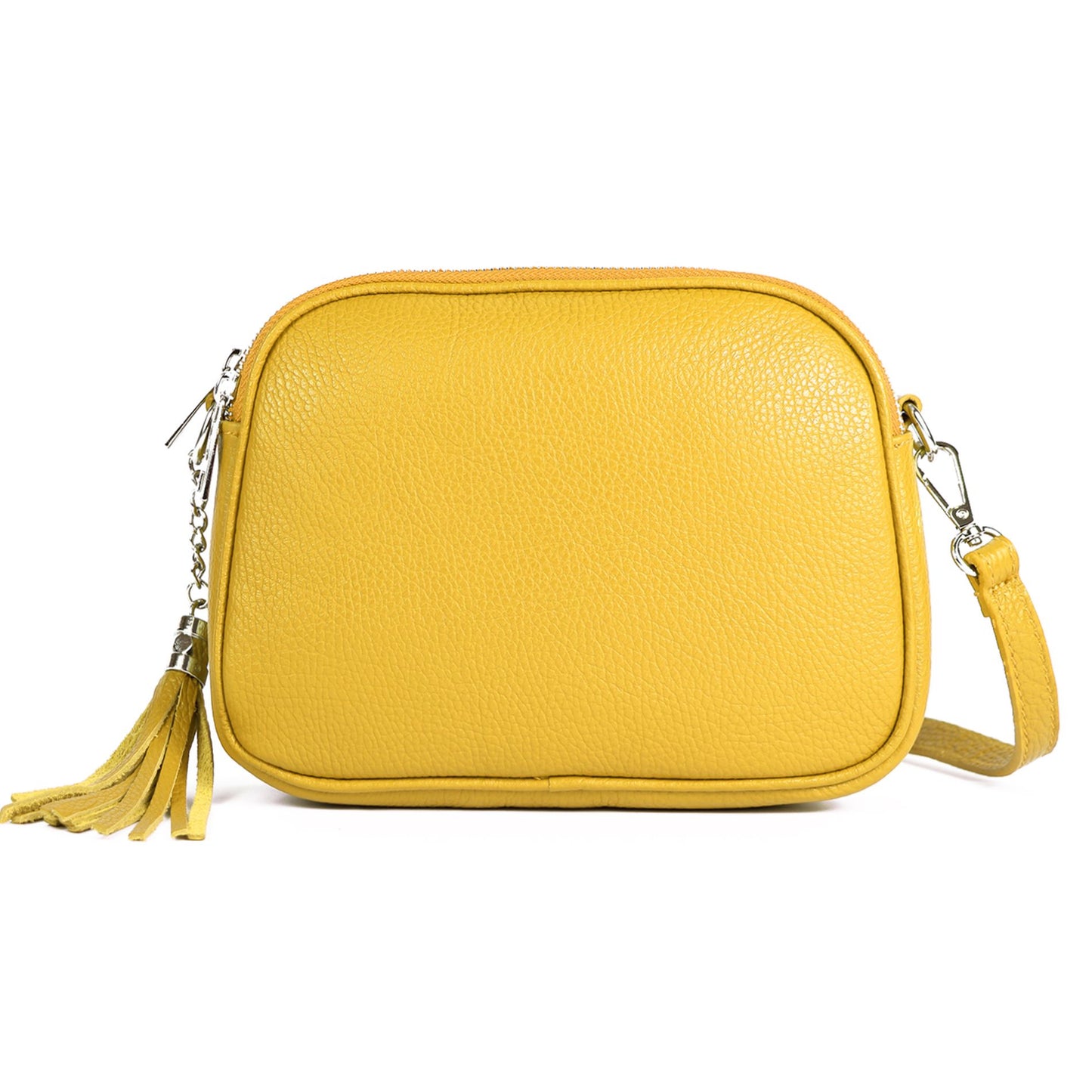 modamoda de - T238 - ital. Damen Umhängetasche Leder Medium
