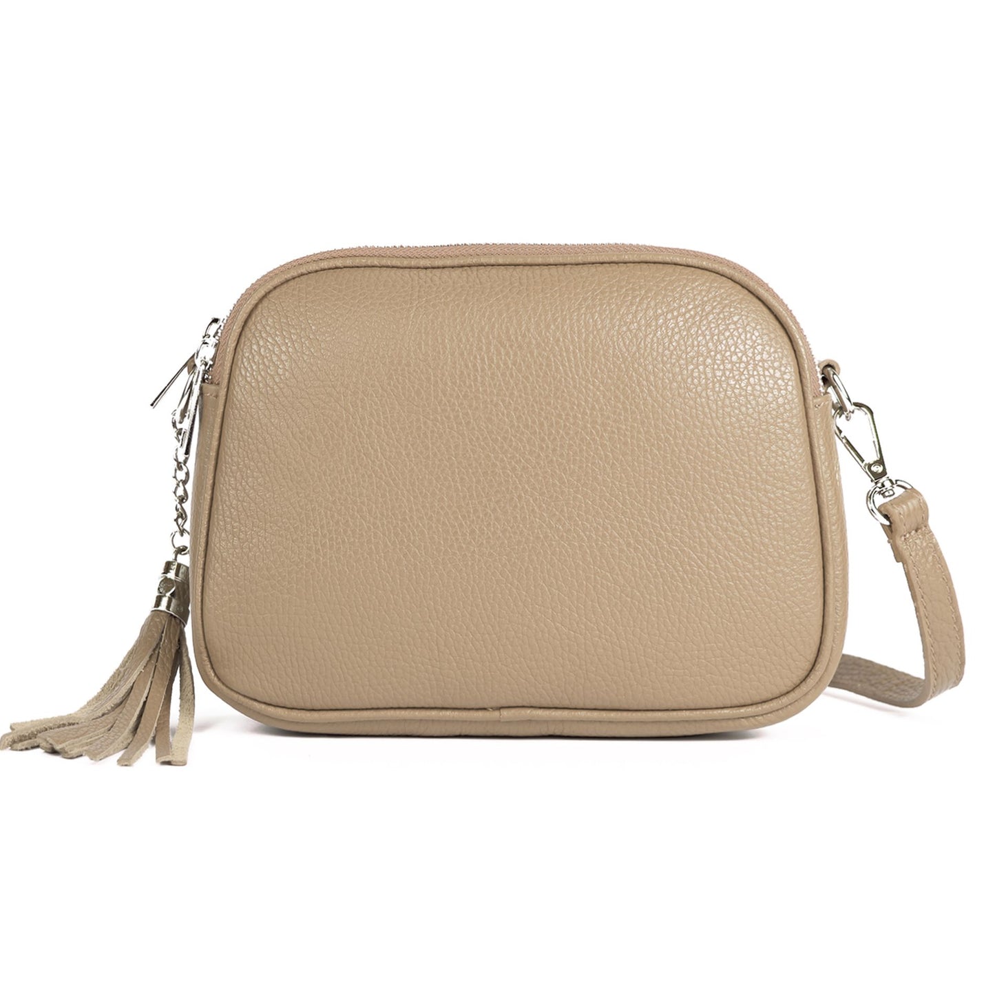 modamoda de - T238 - ital. Damen Umhängetasche Leder Medium