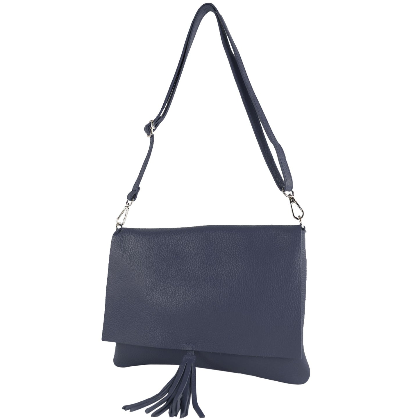 modamoda de - T241 -  ital. Leder Clutch Umhängetasche Medium
