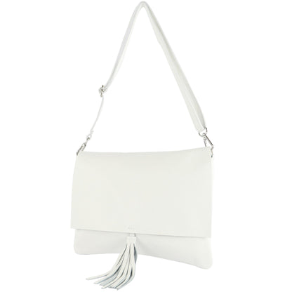 modamoda de - T241 -  ital. Leder Clutch Umhängetasche Medium