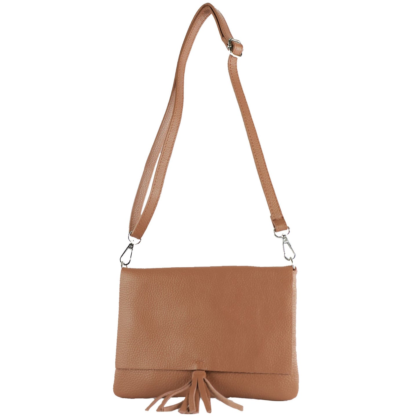 modamoda de - T242 -  ital. Leder Clutch Umhängetasche Small