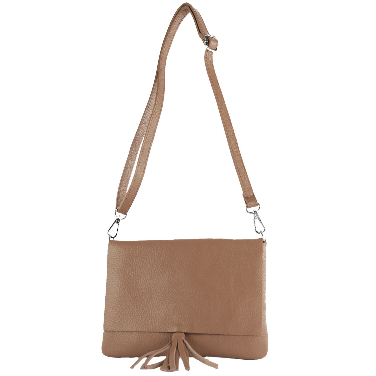 modamoda de - T242 -  ital. Leder Clutch Umhängetasche Small