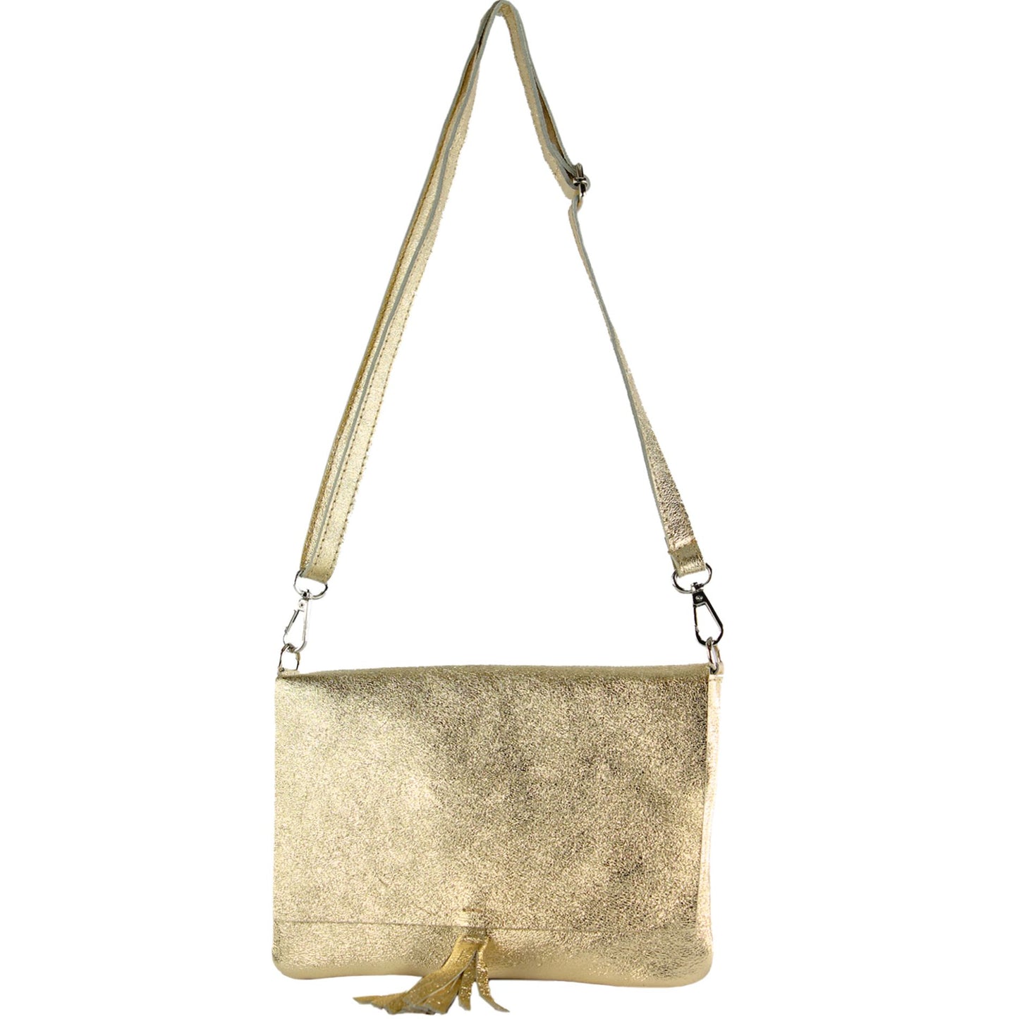 modamoda de - T242 -  ital. Leder Clutch Umhängetasche Small