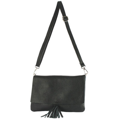 modamoda de - T242 -  ital. Leder Clutch Umhängetasche Small