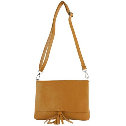modamoda de - T242 -  ital. Leder Clutch Umhängetasche Small