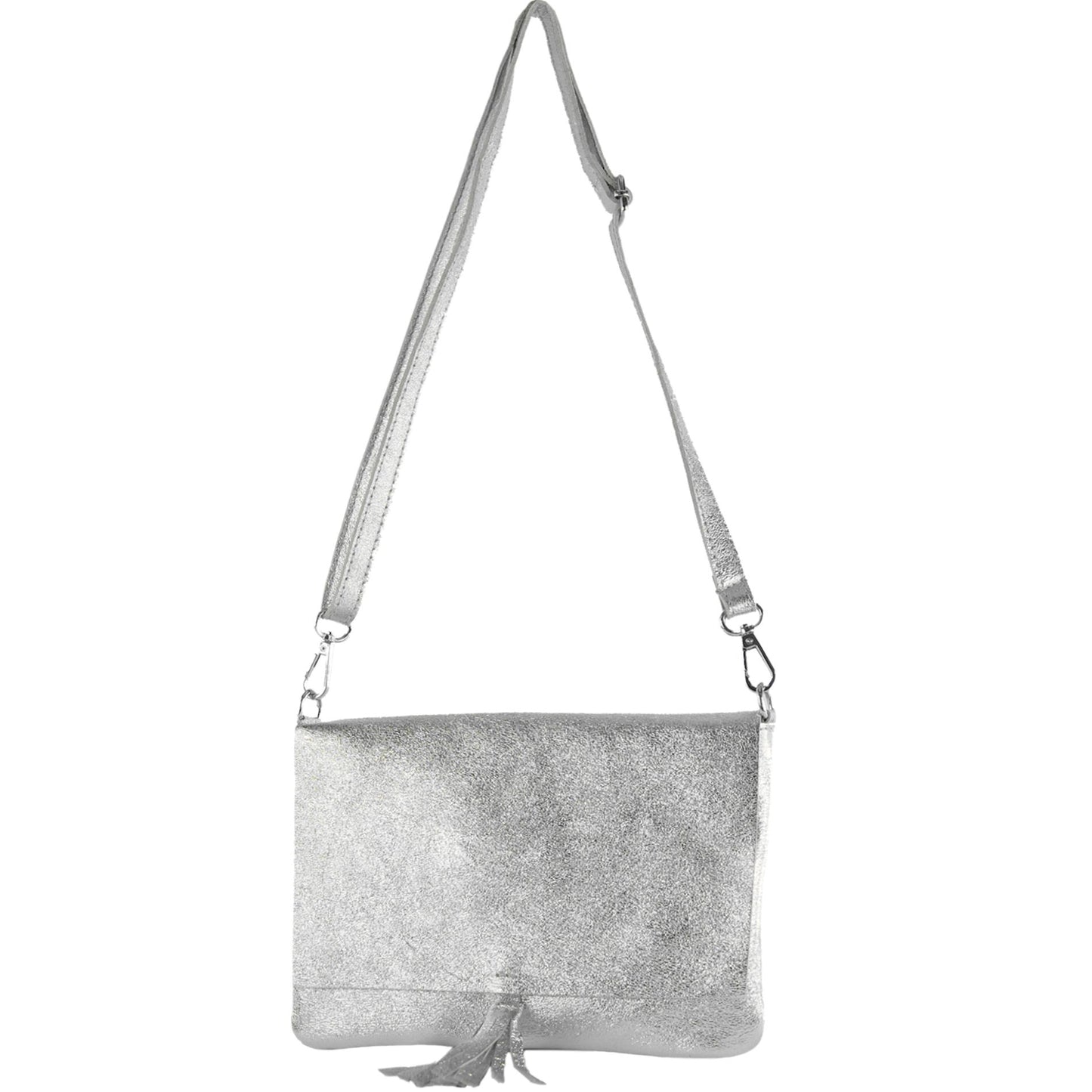 modamoda de - T242 -  ital. Leder Clutch Umhängetasche Small