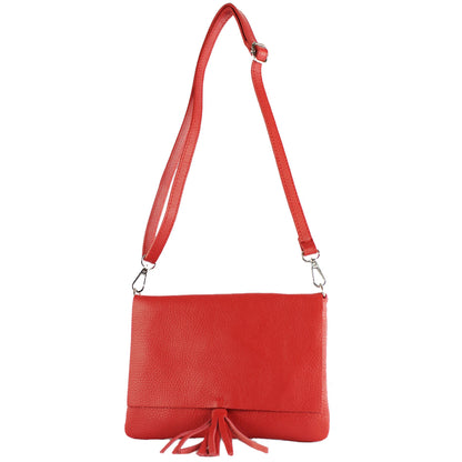 modamoda de - T242 -  ital. Leder Clutch Umhängetasche Small
