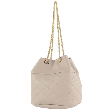 modamoda de T245 Damen Leder Beuteltasche Schultertasche handmade in Italy