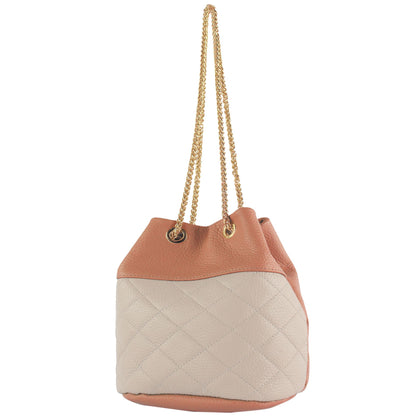 modamoda de T245 Damen Leder Beuteltasche Schultertasche handmade in Italy