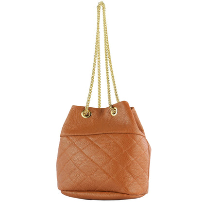 modamoda de T245 Damen Leder Beuteltasche Schultertasche handmade in Italy