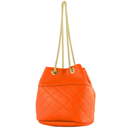 modamoda de T245 Damen Leder Beuteltasche Schultertasche handmade in Italy