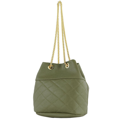 modamoda de T245 Damen Leder Beuteltasche Schultertasche handmade in Italy