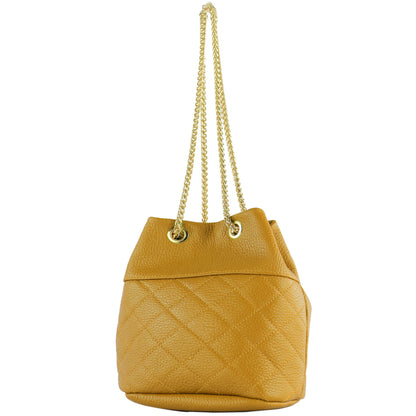 modamoda de T245 Damen Leder Beuteltasche Schultertasche handmade in Italy