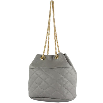 modamoda de T245 Damen Leder Beuteltasche Schultertasche handmade in Italy