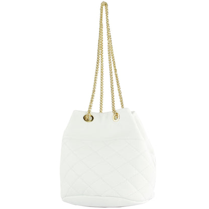 modamoda de T245 Damen Leder Beuteltasche Schultertasche handmade in Italy