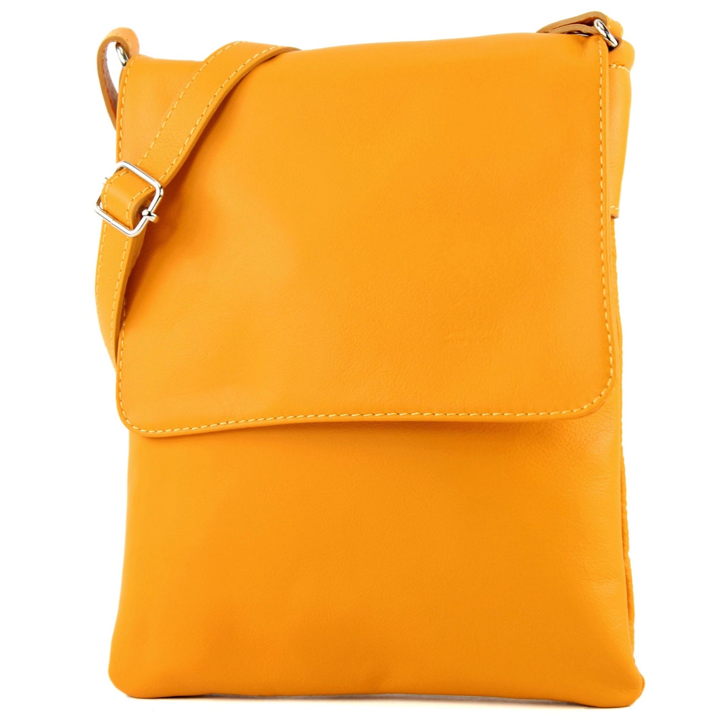 modamoda de - T33 - ital Umhängetasche Schultertasche aus Nappaleder