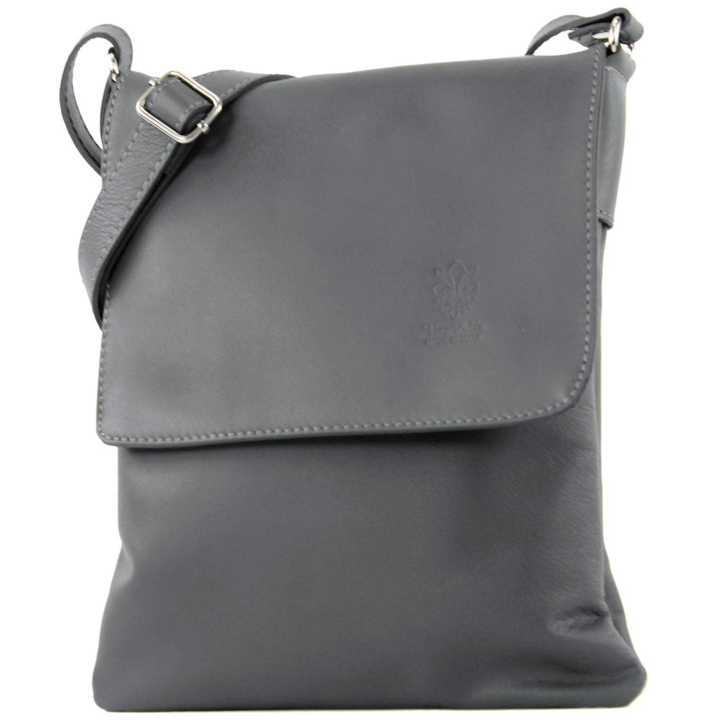modamoda de - T33 - ital Umhängetasche Schultertasche aus Nappaleder