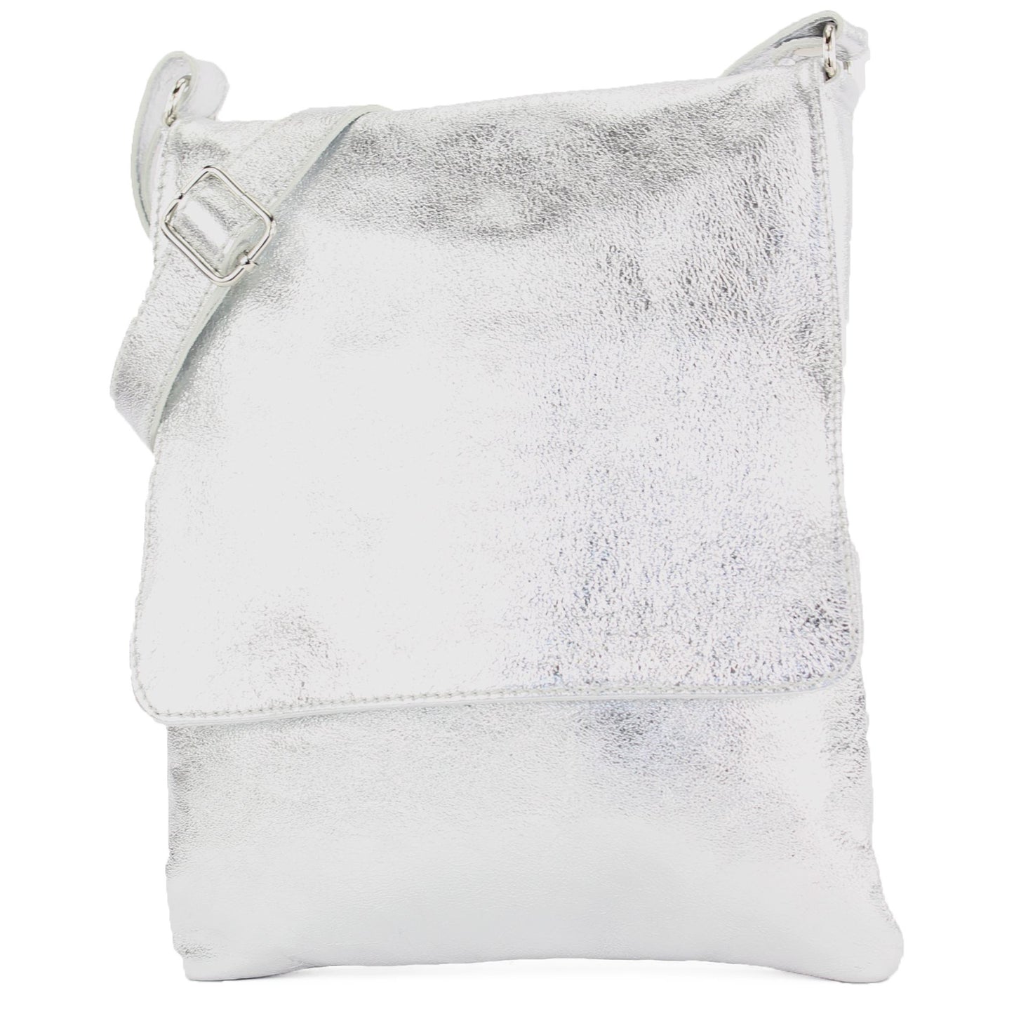 modamoda de - T33 - ital Umhängetasche Schultertasche aus Nappaleder