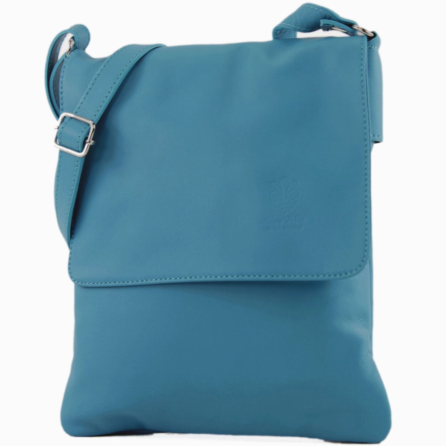 modamoda de - T33 - ital Umhängetasche Schultertasche aus Nappaleder