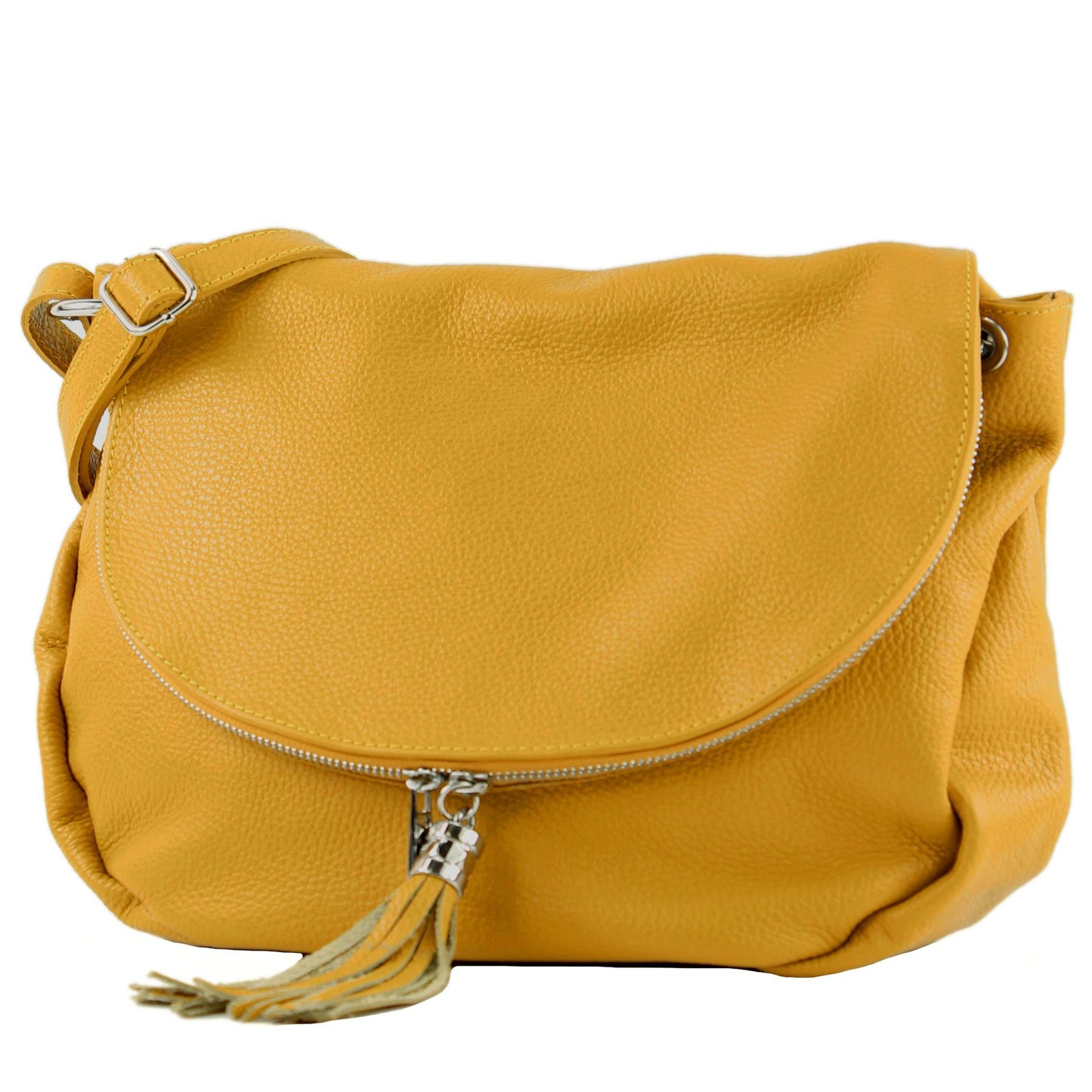 modamoda de - T40Leder - ital Schulter-/Umhängetasche Medium