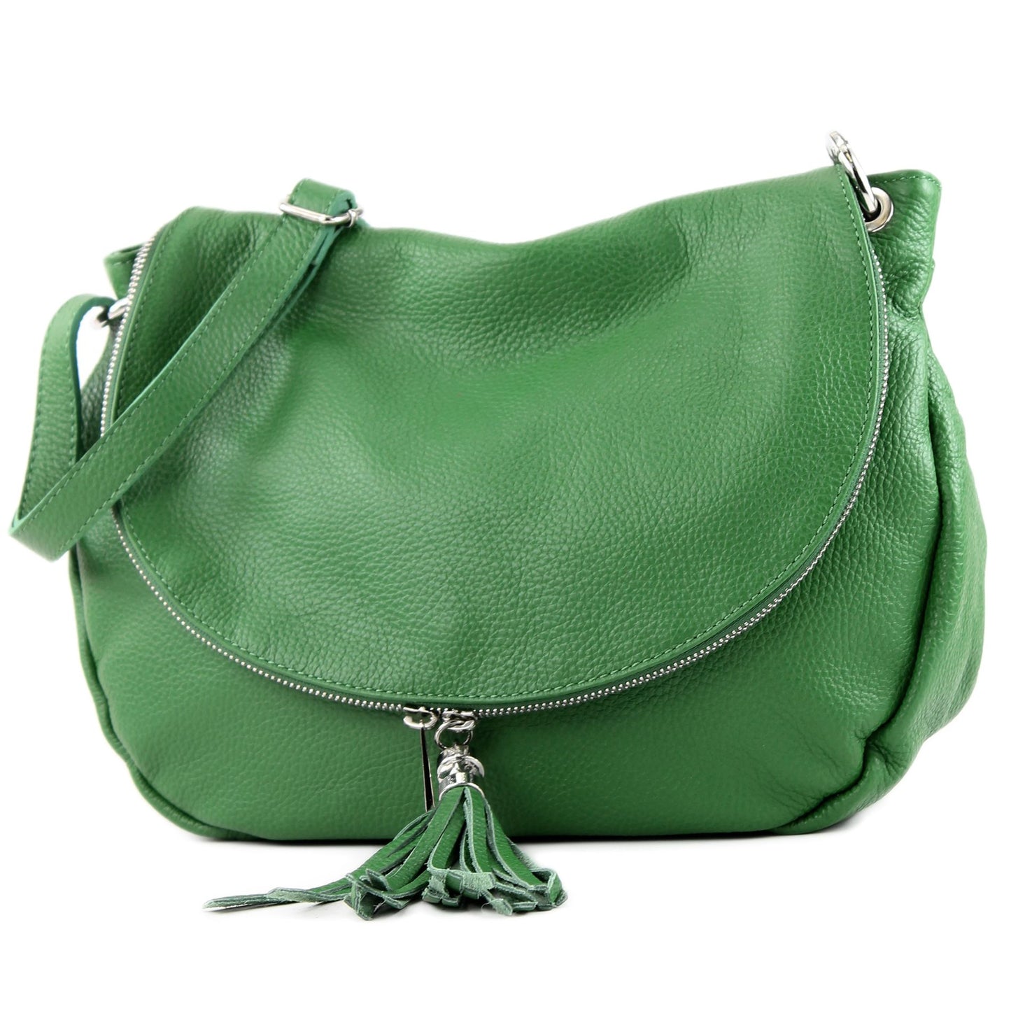 modamoda de - T40Leder - ital Schulter-/Umhängetasche Medium