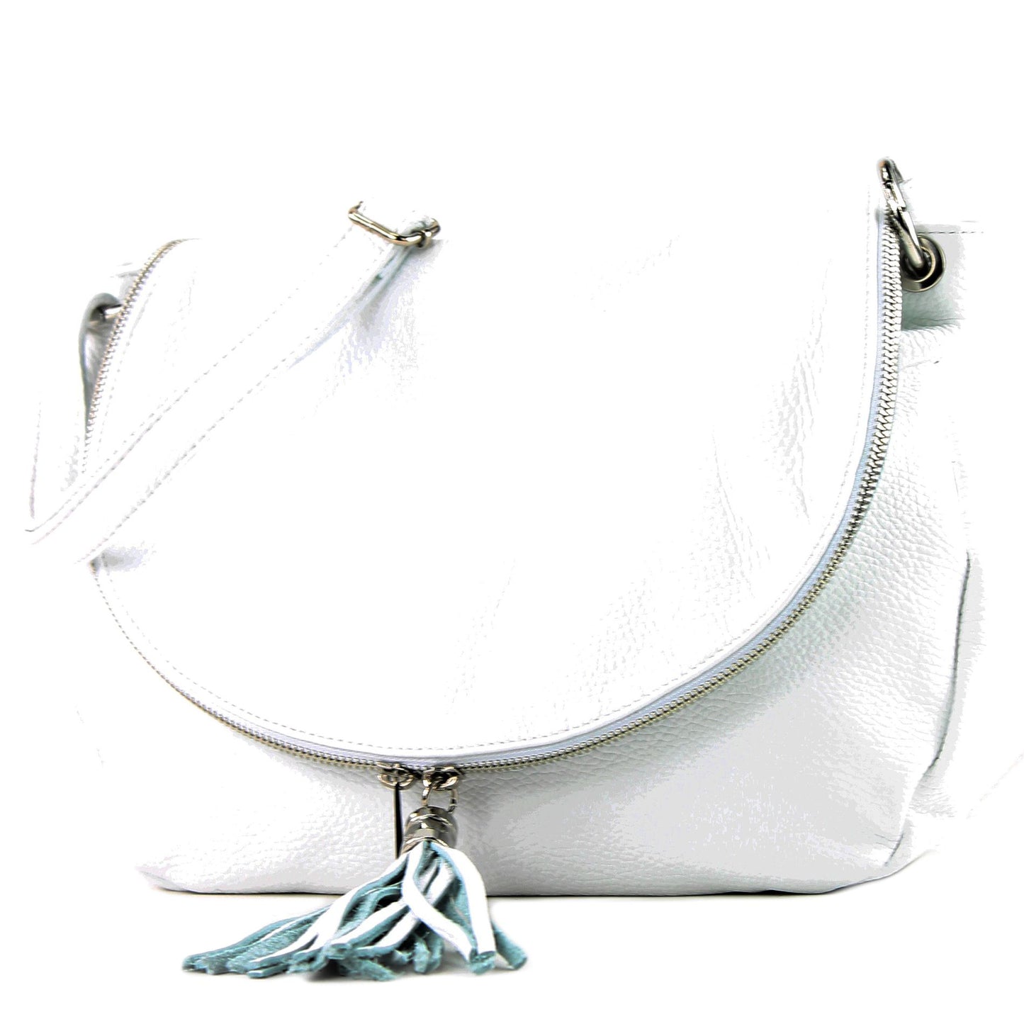 modamoda de - T40Leder - ital Schulter-/Umhängetasche Medium