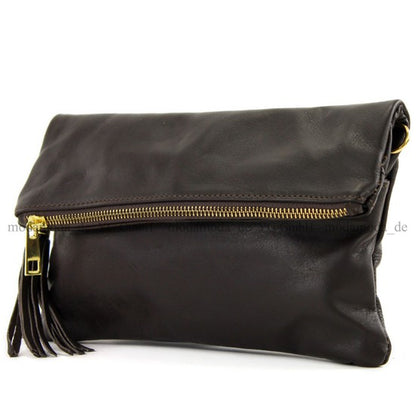 modamoda de - T54 -  ital Kleine Clutch aus Nappaleder