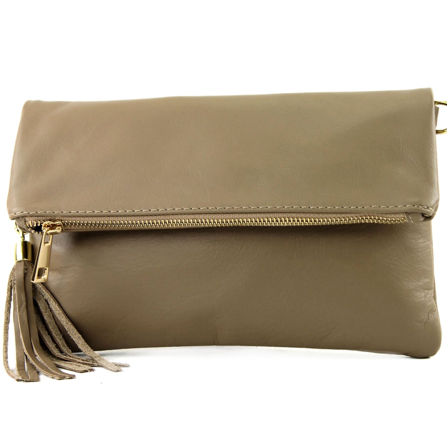 modamoda de - T54 -  ital Kleine Clutch aus Nappaleder