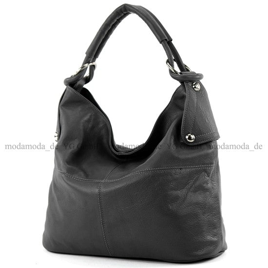 modamoda de -  DS26 - ital Damenhandtasche aus Nappaleder