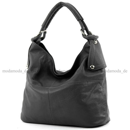 modamoda de -  DS26 - ital Damenhandtasche aus Nappaleder