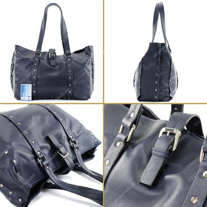 modamoda de - T89 -  ital Shopper aus Nappaleder / Wildleder