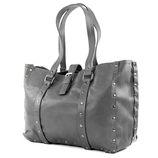 modamoda de - T89 -  ital Shopper aus Nappaleder / Wildleder
