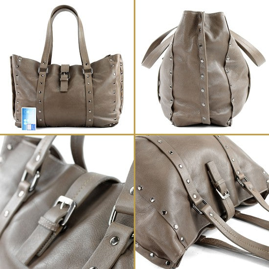 modamoda de - T89 -  ital Shopper aus Nappaleder / Wildleder