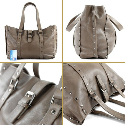 modamoda de - T89 -  ital Shopper aus Nappaleder / Wildleder
