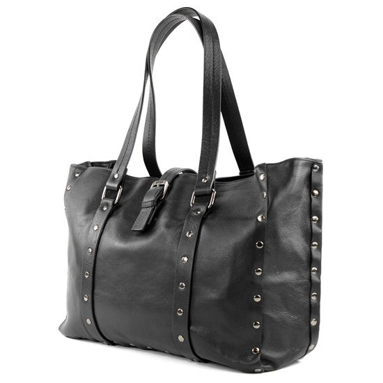 modamoda de - T89 -  ital Shopper aus Nappaleder / Wildleder
