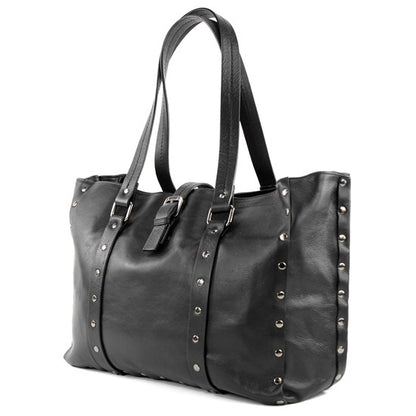 modamoda de - T89 -  ital Shopper aus Nappaleder / Wildleder
