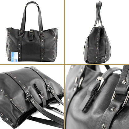 modamoda de - T89 -  ital Shopper aus Nappaleder / Wildleder
