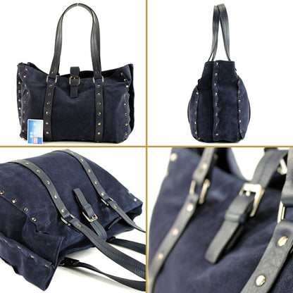 modamoda de - T89 -  ital Shopper aus Nappaleder / Wildleder