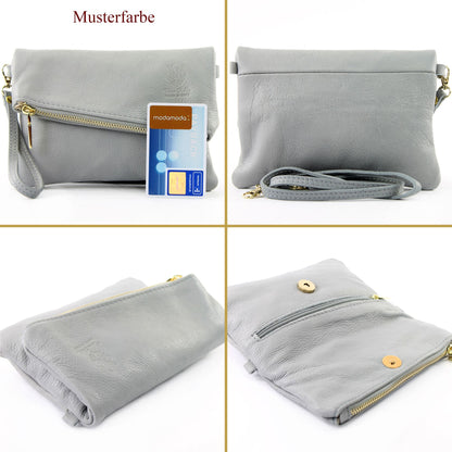 modamoda de - T95 - ital Handgelenktasche aus Nappaleder Mini