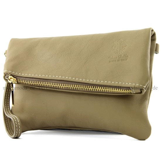 modamoda de - T95 - ital Handgelenktasche aus Nappaleder Mini