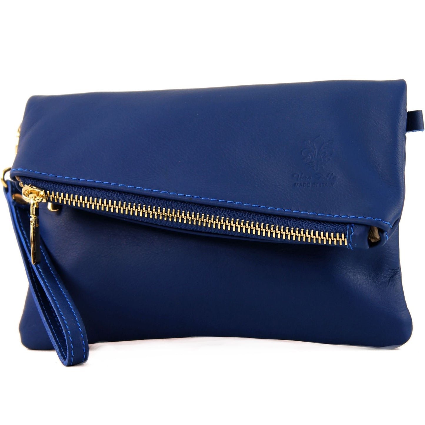 modamoda de - T95 - ital Handgelenktasche aus Nappaleder Mini
