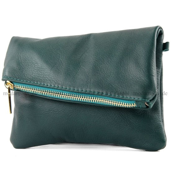 modamoda de - T95 - ital Handgelenktasche aus Nappaleder Mini
