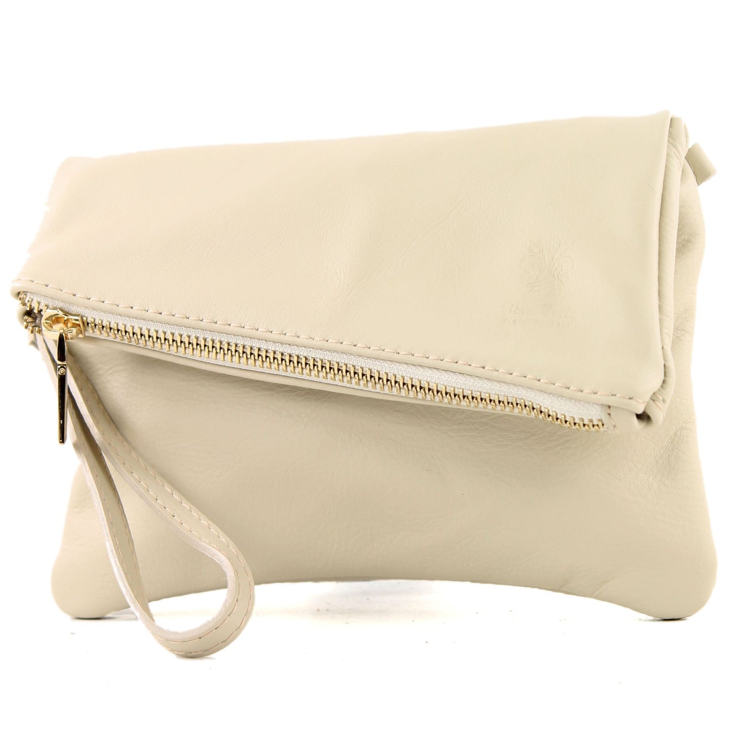 modamoda de - T95 - ital Handgelenktasche aus Nappaleder Mini