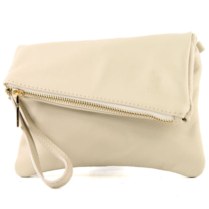 modamoda de - T95 - ital Handgelenktasche aus Nappaleder Mini