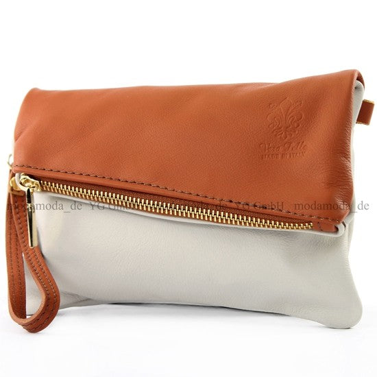 modamoda de - T95 - ital Handgelenktasche aus Nappaleder Mini